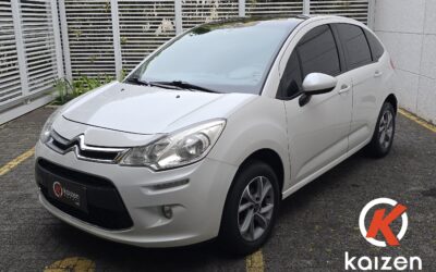 Citroen c3 tendance 2013 1.6 flex manual teto panoramico carros veiculos usados a venda kaizen motors 1