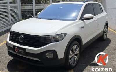 Vw volks volkswagen tcross 2020 comfortline 1.0 tsi turbo teto solar panoramico veiculos carros a venda suv sp kaizen motors 1